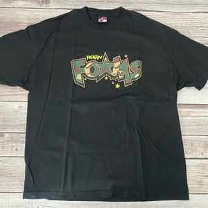The Freshnes Fightin Foams Black Camo Graphic T-Shirt Size 2XL.